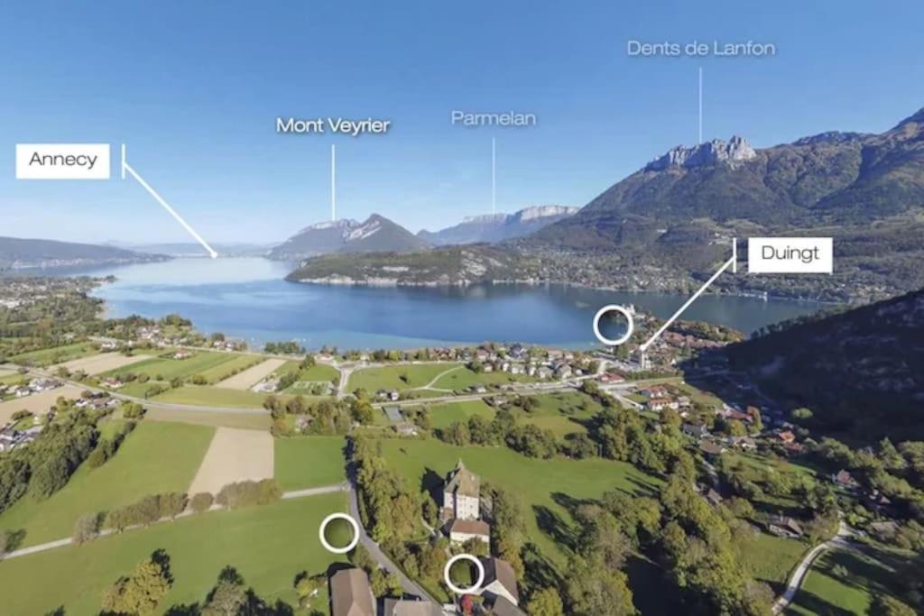 Duplex A 120 M Du Lac D'Annecy Duingt Exterior foto